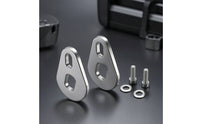 2 Pieces Electric Bicycle Force Arm Stainless Steel Force Arm with Screw and Washer Cycle Part M14 Hardware Two-Hole