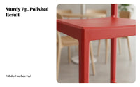 Space-Saving Stackable High Stool Minimalist Design Counter Chair With Footrest Kitchen Seating Easy to Clean for Homeowners, Business Owners, Adults, Cafe, Hotel, Restaurant, Dining Room