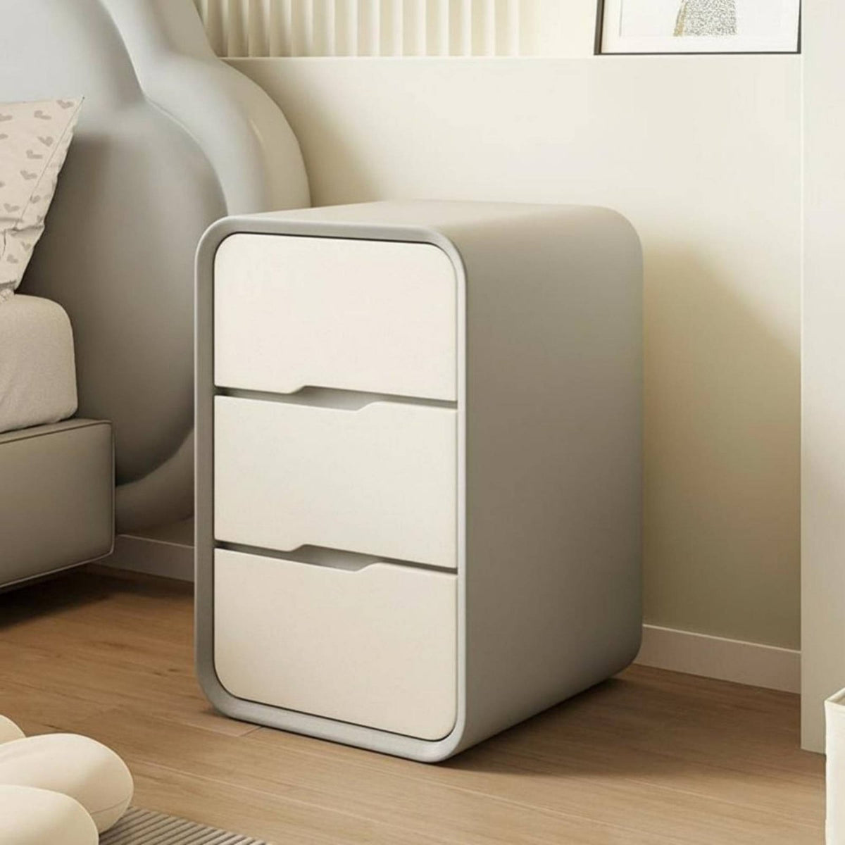 No Assembly Required Slim Gap Cabinet Space-Saving Narrow End Table space-efficient Size Drawer Unit Modern Look for Apartment Dwellers, Homeowners, Students, Bedroom, Small Spaces, Dorm Room, Bathroom