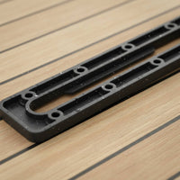 Kayak Accessory Rail DIY Installation Nylon Guide Fishing Rod Mount Holder Mounting Base for Anglers, Kayakers