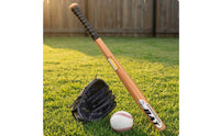 4 Pieces Wrapped Handle Children's Baseball Set Stitched Starter Baseball Kit Laced Hitter Glove Set Soft