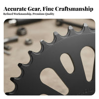 Cycle Chainring Lightweight Design Bike Crankset Plate Dragon Tail Chainwheel Electroplated Surface Single Speed Sprocket