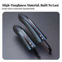 26/27.5 Inch Bike Mudguard High Toughness Mountain Bike Fenders Widened Mountain Bike Mud Flaps Thickened Fasteners Cycle