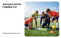 Aluminum Frame Soccer Basketball Volleyball Strategy Board Lightweight Attractive Board Complete Kit Included for Training Sessions