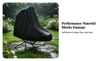 Water-Resistant Hanging Chaise Lounge Cover Silver-Coated Suspended Chaise Cover Fitted Garden Furniture Securing Ties for Outdoor