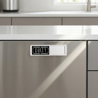 Dishwasher Clean Dirty Sign Sliding Clean Dirty Sign Dishwasher Indicator Reversible Acrylic for Busy Families, Kitchen