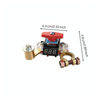 Parasitic Drain Protection Battery Disconnect Switch with Digital Voltage Display Heavy Duty Battery Disconnect Switch Corrosion-Resistant Low Resistance for Car Owners