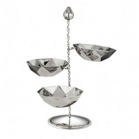 Three-Bowl Snack Simple to Clean to Clean Snack Stand Space Saving Countertop Fruit Organizer