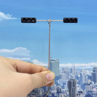 DIY HO Scale Traffic Light Miniature 1:87 Traffic Light Realistic Design 1:87 Model Indicator Easy to Install