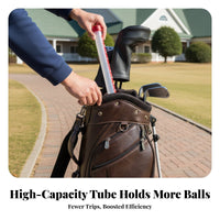 Sport Sphere Picker Upper Tube Numbered Scale Sport Sphere Collector Tube Practice Tool Time Saving Single-Hand Use