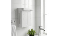 Automatic Foam Soap Dispenser Dual Head Wall-Attached Soap Dispenser IPX5 Water Resistant Cleaning Supply