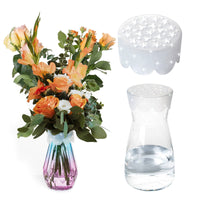 Silicone Spiral Ikebana Stem Holder for Flower Arrangements