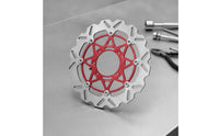 Flexibly Mounted Disc Brake Rotor Wet and Dry Flexibly Mounted Brake Rotor Fast Ventilation Hardware for Trail Riding