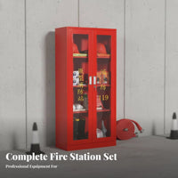 Mini Fire Station Cabinet Steel for Workers, Construction Site, Outdoor, Office