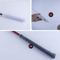 Translucent White Anti-Slip Golf Grip Sleeve Plastic-Like Golf Club Grip Sleeve Hanging Loop Athletic Accessory Cylindrical