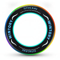 LED Flying Disc Glow-in-the-Dark LED Soaring Disc Soft-Edge Disc Toy for Kids, Families, Evening Games, Backyard, Camping