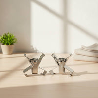 2 Pieces Secure Separator Clamp Reusable Oil Painting Frame Clamp Metal Hardware Silver for Studio