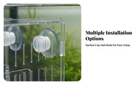 Aquatic Breeding Box Multifunctional Guppy Breeding Fish Habitat Fry Hatchery Box Two Mounting Choices Aquatic Habitat Hatchery