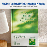 Student Notebook, Creative Minimalist Healing Journal, Compact Hardcover, 192 Pages, Unique Gift
