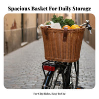 Large Capacity Electric Bike Rear Basket Lightweight Detachable Bike Basket Multipurpose for Commuting