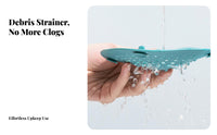 Drain-Clearing Drain Strainer Flexible Silicone Sink Strainer Easy to Strong Grip Cup Drain Cover for Renters, Families, Kitchen, Bathtub