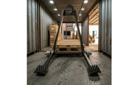 Container Unloading Drag Hook Triangular Drag Hook with Lifting Strap Anti-Slip for Warehouse Workers