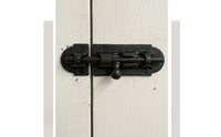 Sliding Bolt Latch Cast Iron Sliding Latch with Strike Plate Rustic for Homeowners