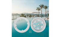 Round Main Drain Cover Perforated Pool Drain Cover White Hardware