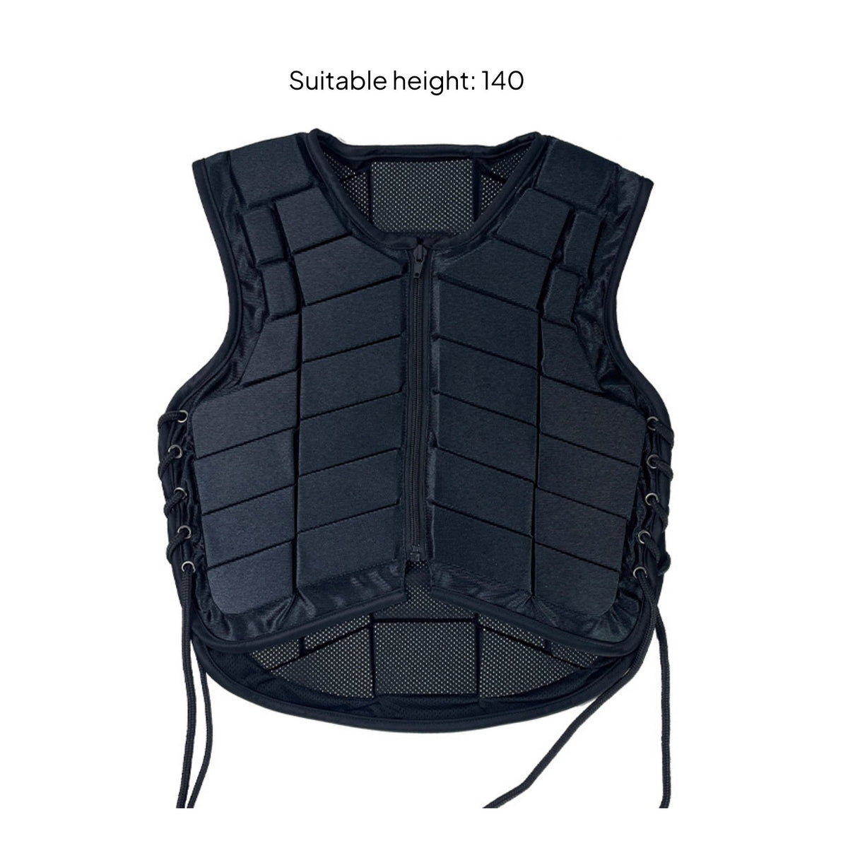 Horse Riding Vest Impact Reduction Equestrian Guard Zip Front Equestrian Shielded Vest for Adults, Kids