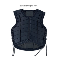 Horse Riding Vest Impact Reduction Equestrian Guard Zip Front Equestrian Shielded Vest for Adults, Kids
