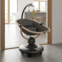 Intelligent Infant Swing with Bluetooth Remote Control Electric Infant Rocker Built-in Music Automatic Infant Bouncer for Newborns, Infants