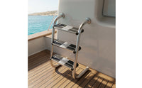 Long-Lasting Stainless Steel Pool Ladder Sturdy Pool Ladder with Handrails Stable Sturdy for Swimming Pools