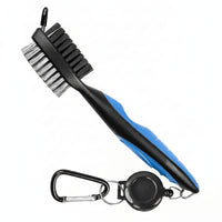 Long-Lasting Golf Club Brush with Retractable Cord Lightweight Golf Club Cleaning Brush Ergonomic Sturdy for Golfers