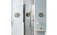 Suction Cup Clock Waterproof Shower Clock Anti-Fog for Bathroom, Kitchen