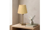 Gingham Lampshade Checked Textile Lampshade Lamp Shade Small Lighting Classic for Reading Nook