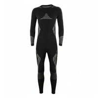 Ski Thermal Underwear Breathable Thermal Compression Set Multi-Directional Stretch Long Johns for Men
