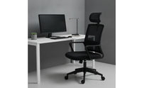 Mesh Chair with Headrest Ergonomic Mesh Office Chair Breathable for Telecommuters, Professionals, Study, Meeting Room