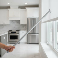 2 Pieces Easy Control Cordless Blind Hook Stick Aluminum Alloy Extendable Shade Pull Rod for High Openings