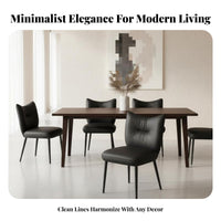 Stylish Design Upholstered Tufted-Back Chair Thickly Padded Dining Seat Comfortable Indoor Furniture High-Density Foam for Adults, Hospitality Professionals, Homeowners, Hotel, Kitchen, Living Room, Study