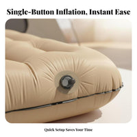 Automatic Inflation auto-inflatingInflating Air Couch Lightweight Inflatable Chaise Comfortable Blow-up Lounger Waterproof for Beachportableers, Travelers, Camping, Beach, Travel, Festivals