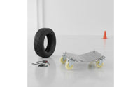 Easy to Use Car Moving Dolly Swivel Wheels Motorcycle Moving Dolly Heavy Duty Thick Steel Plate for Property Personnel, Garage Workers, Mechanics, Parking Lot, Repair Shop