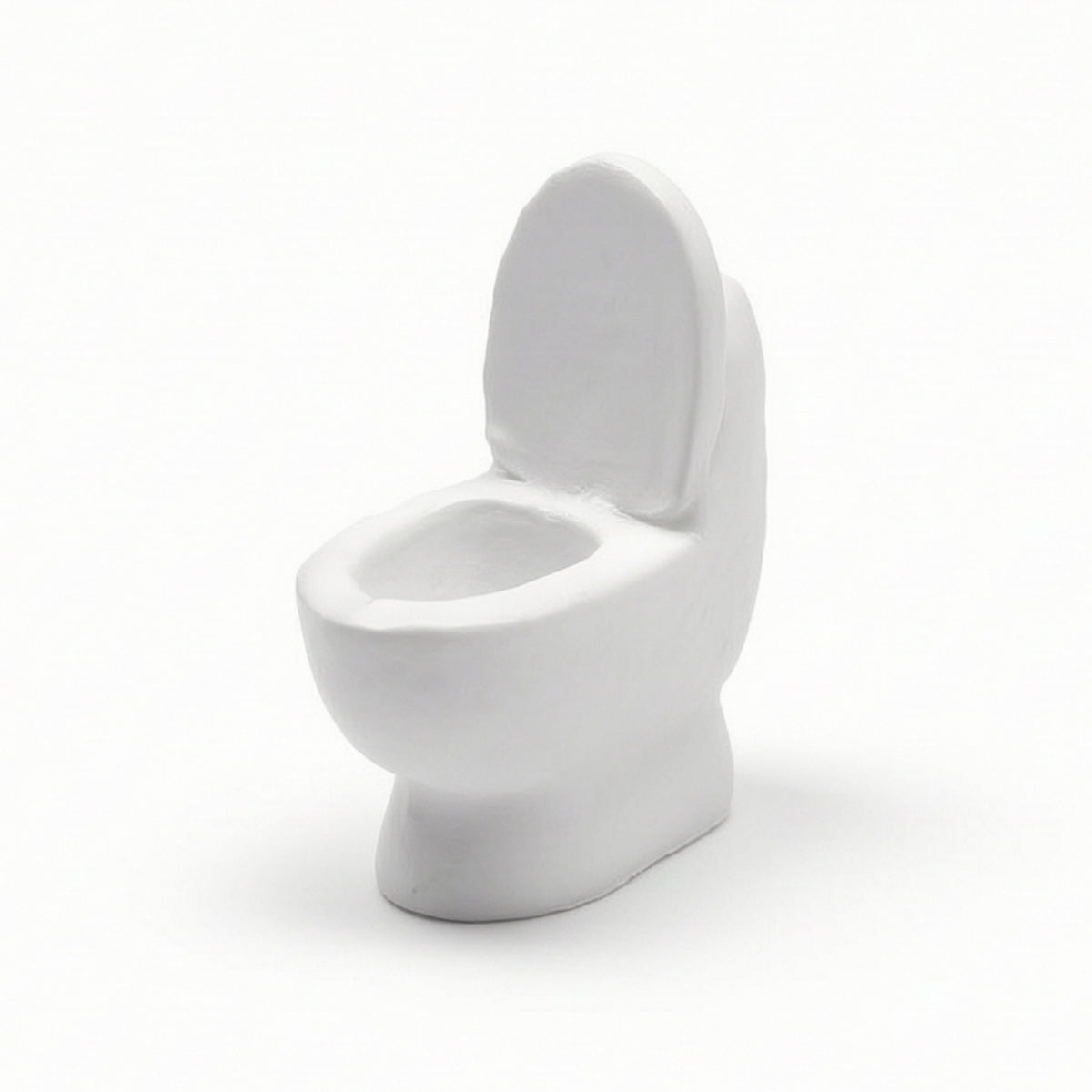 Miniature Toilet Decorative Miniature Lavatory Accessory Compact Commode for Collectors