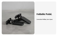 2 Pieces Electric Bike Rear Pedals Space Saving Electric Two-Wheeler Rear Pedals Aluminum Alloy Foot Pegs Sturdy Duty Vehicle