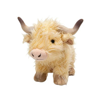 Highland Cow Stuffed Animal Toy Farmhouse-Style Highland Cow Stuffed Animal Plushie Long-Haired Shaggy for Children, Nursery