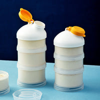 Portable Protein Powder Container with Funnel, Large Capacity, Double-Layer