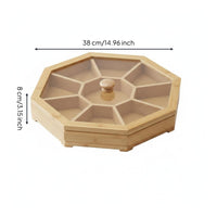 Snack Tray Multiuse Divided Snack Tray Food Divided Serving Platter for Tea Time