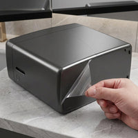 Dining Table Paper Dispenser for Folded Hand Towels, Freestanding Tissue for Bathroom and Kitchen, Top-Opening Lid