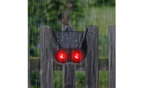 Waterproof Solar Creature Dusk to Dawn Sensor Solar Intruder Deterrent Light Night Guard Flashing LED Creature Deterrent Easy Installation for Farmers, Gardeners, Outdoor, Garden, Farm, Yard