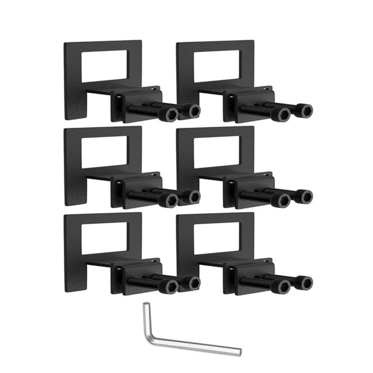 6pcs Mattress Stopper Adjustable Mattress Slide Stopper Scratch-Resistant Bed Retainer Bar for Homeowners