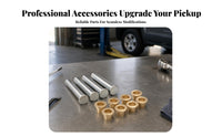 Silver-Tone Hinge Pin and Bushing Kit Durable Door Hinge Pin Kit Auto Parts Easy to Install